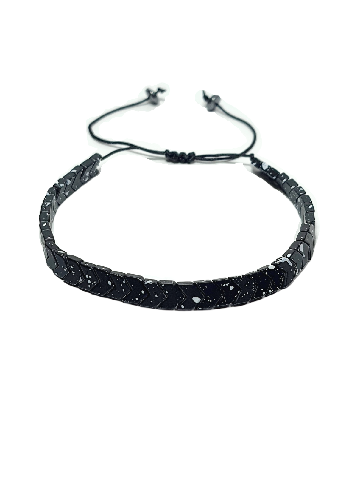 Doğaltaş BileklikLFNSS25DIB112350097-STEWART-STANDARTJANTİ LFN8 mm Hematit Doğaltaş ip örme asansör kapama bileklik