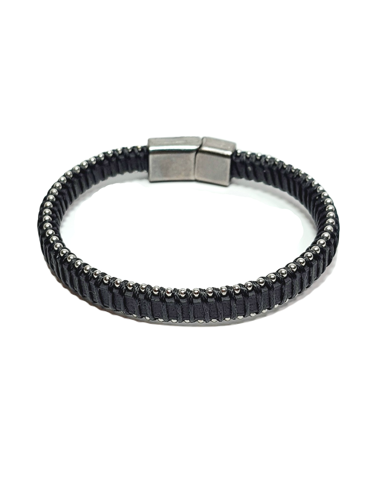 Deri BileklikLFNSS25DZB112350114-FRANZ-STANDARTJANTİ LFN15 mm Hakiki Deri ve Suni Deri Krom kaplama mıknatıs kapama bileklik