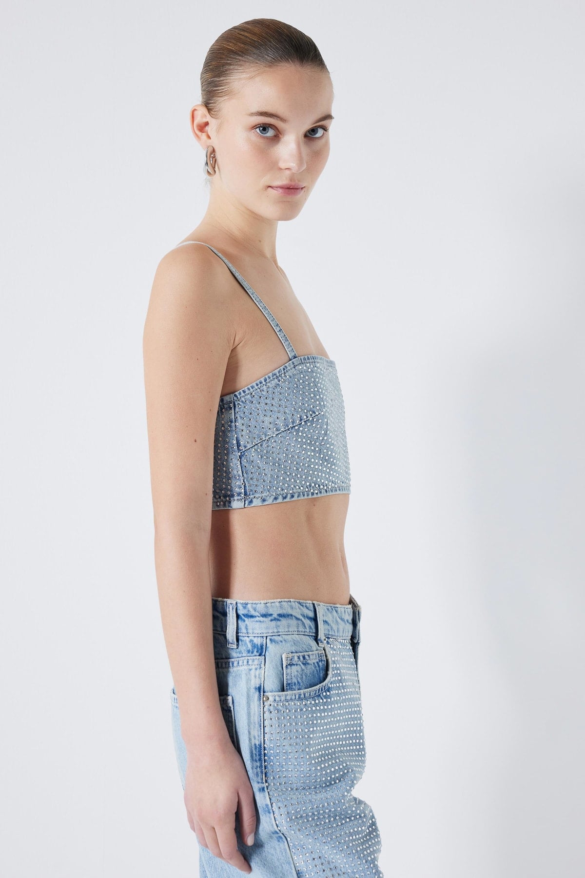 IPEKYOL ACIK INDIGO 06131 / BLUZ