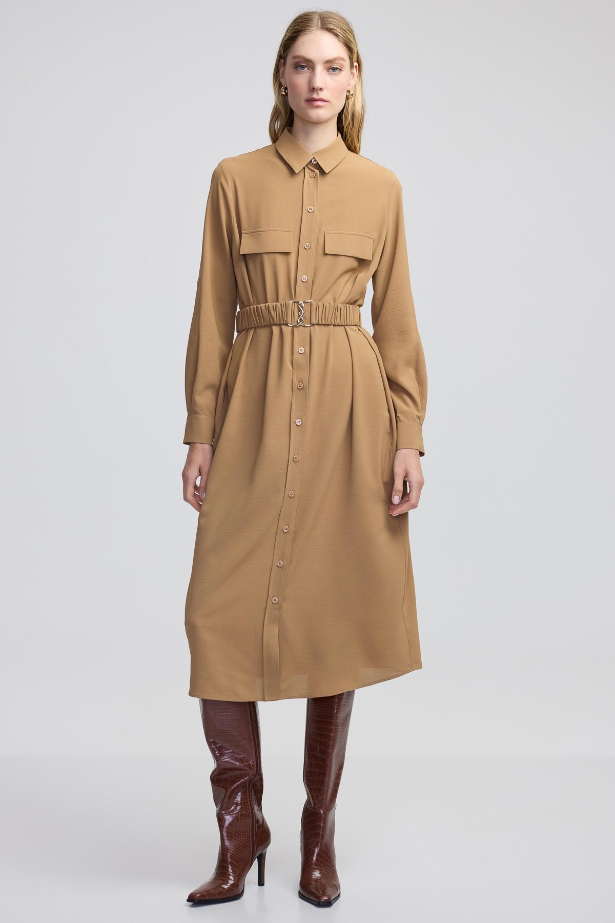 IPEKYOL CAMEL 02295 / ELBISE