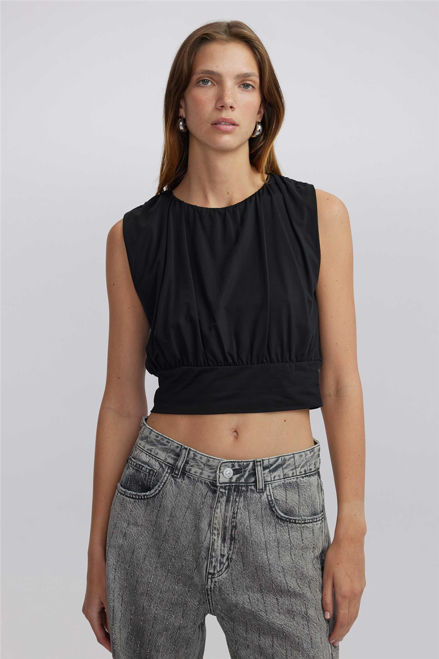 IPEKYOL SIYAH 70083 / T-SHIRT