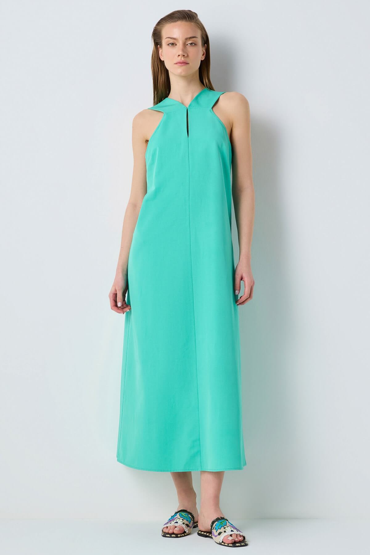 IPEKYOL YESIL 02323 / ELBISE