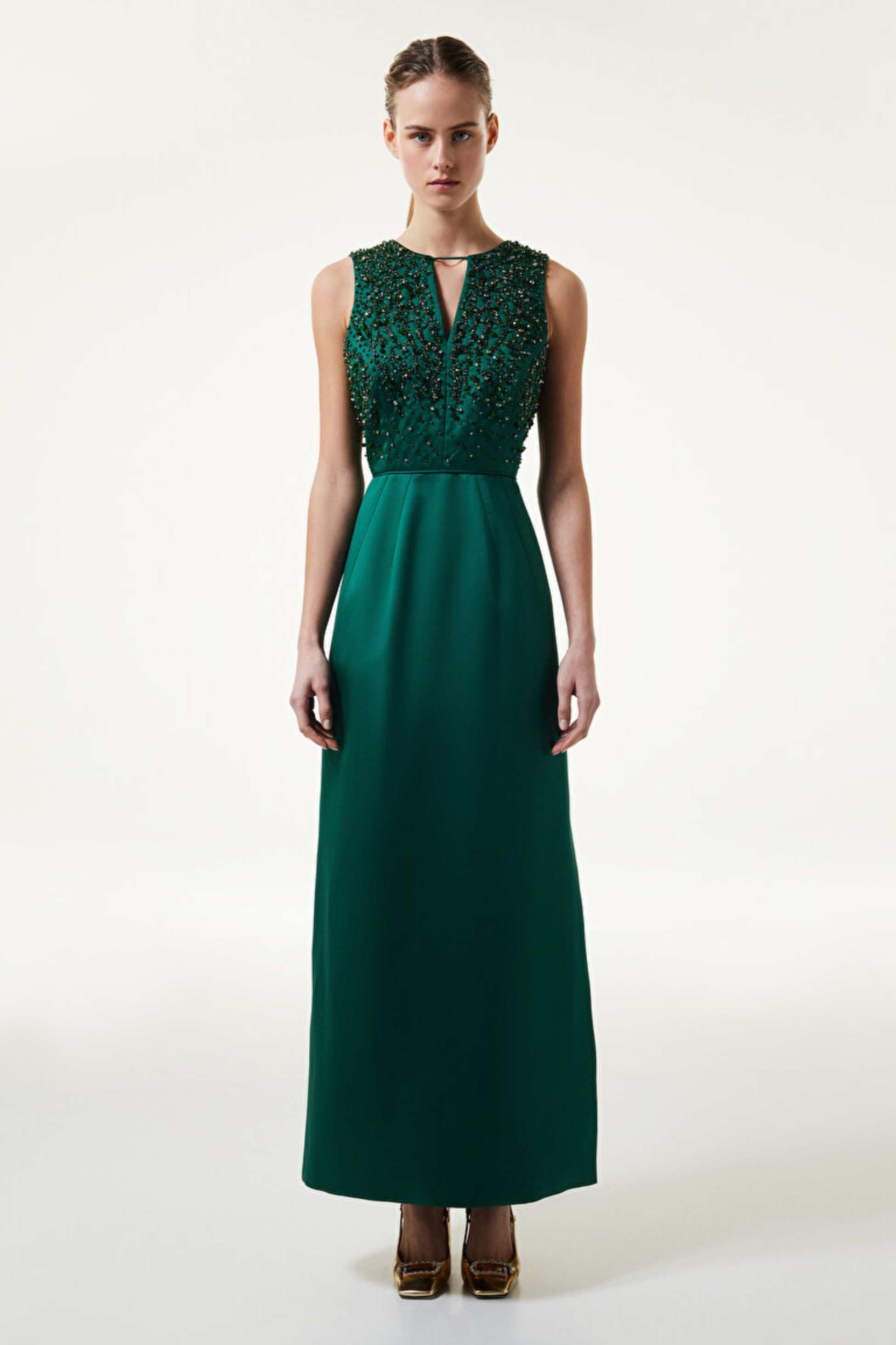 MACHKA YESIL 02232 / ELBISE