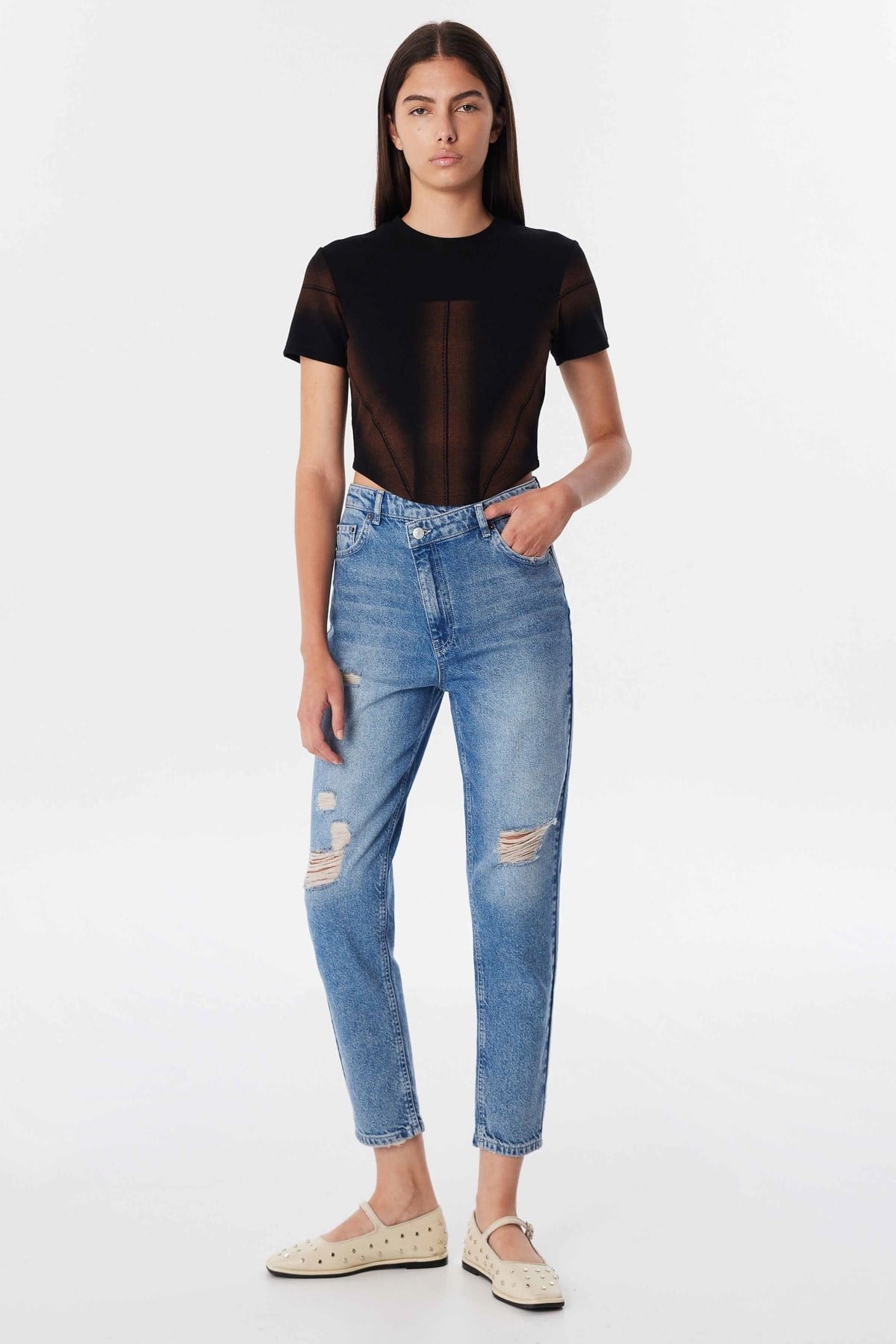 TWIST INDIGO 18017 / JEAN PANTOLON