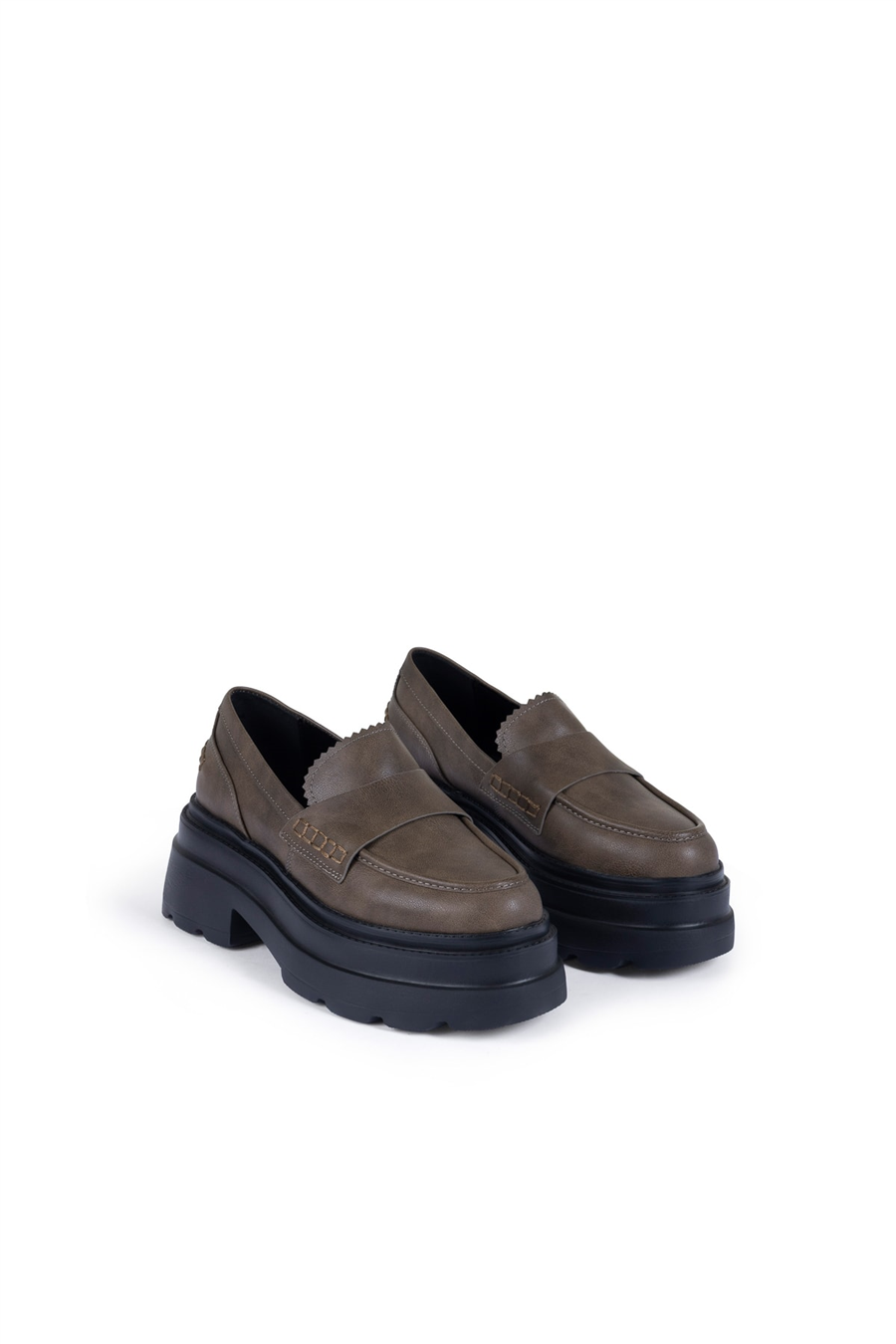 TWIST KAHVE 30027 / DUZ AYAKKABI