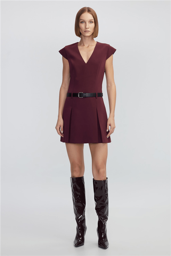 IPEKYOL BORDO 02476 / ELBISE