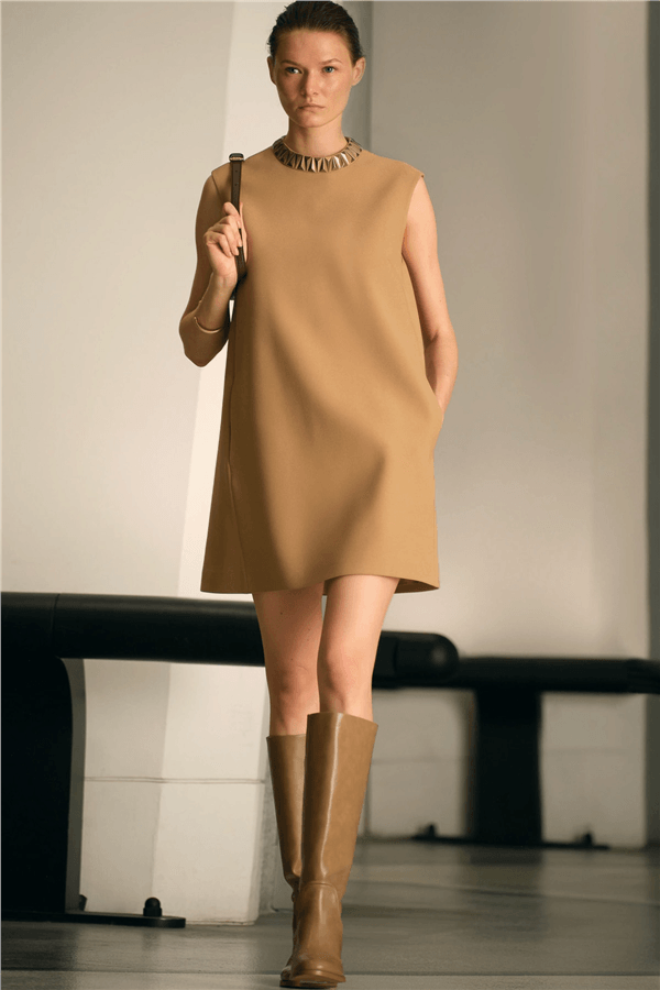 IPEKYOL KOYU NATUREL 02262 / ELBISE