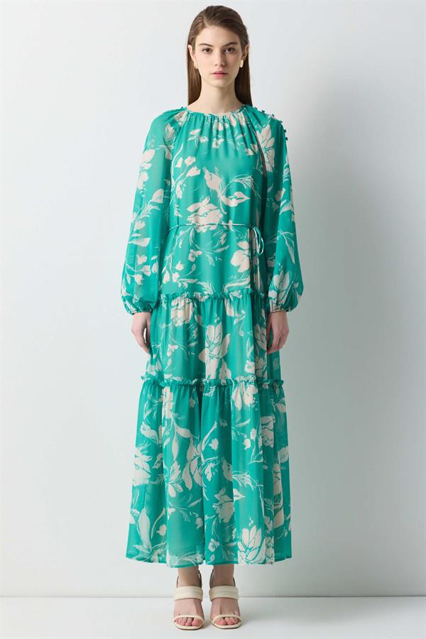 IPEKYOL KOYU YESIL 02255 / ELBISE