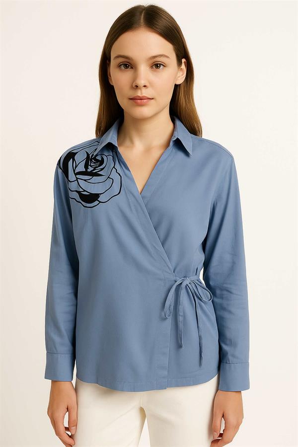 IPEKYOL MAVI 06187 / BLUZ