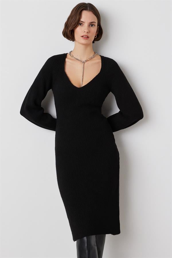 IPEKYOL SIYAH 02275 / ELBISE