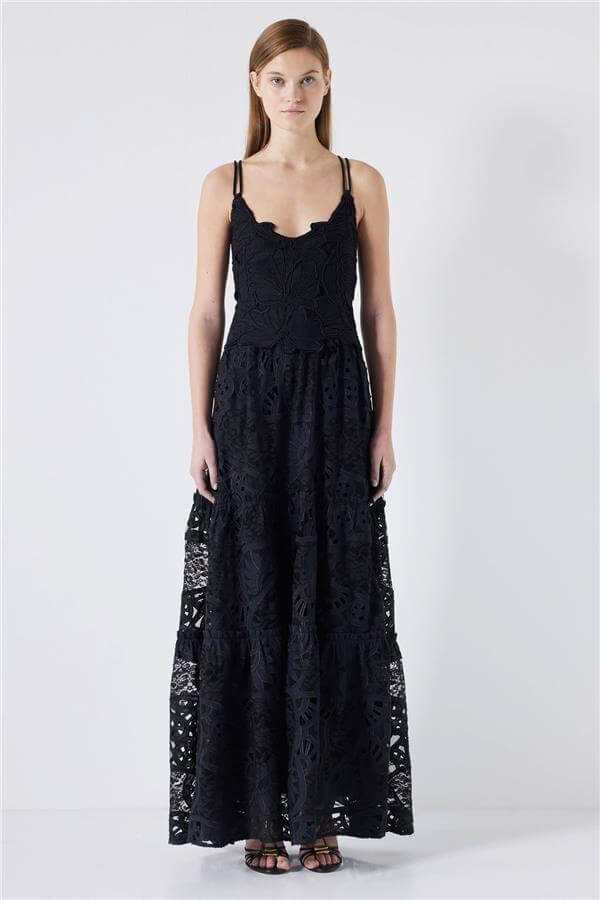 IPEKYOL SIYAH 02406 / ELBISE