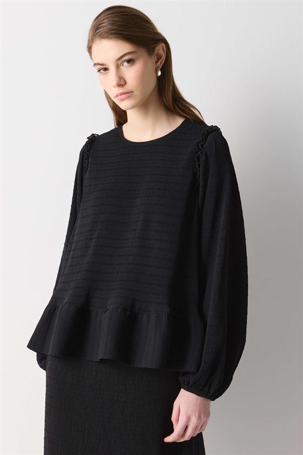 IPEKYOL SIYAH 06103 / BLUZ