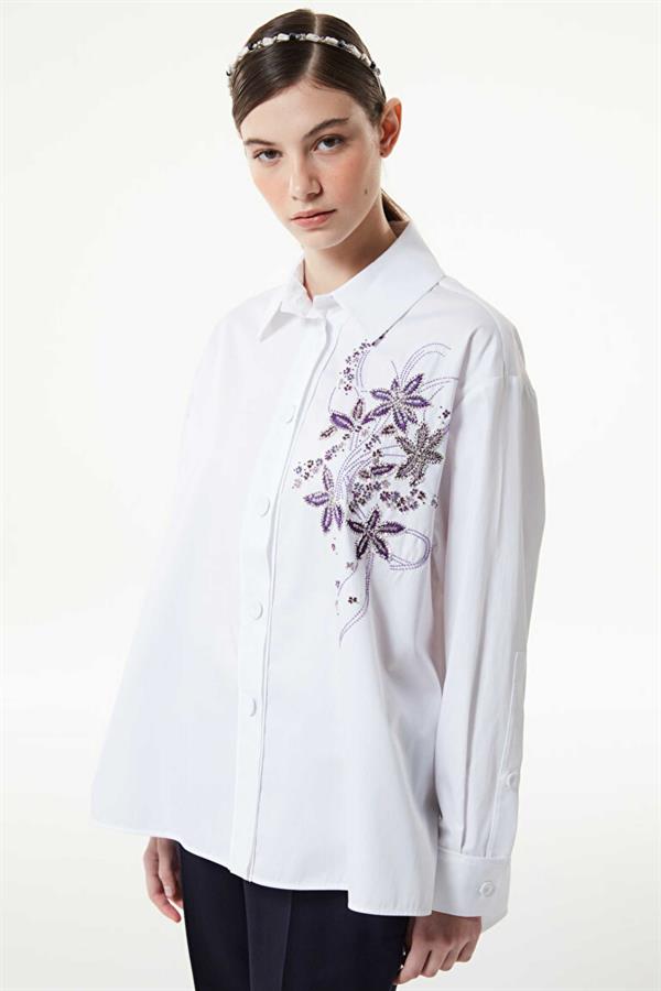 MACHKA BEYAZ 25008 / GOMLEK