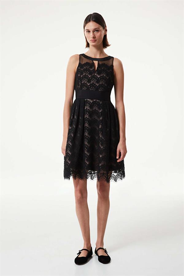 MACHKA SIYAH 02006 / ELBISE