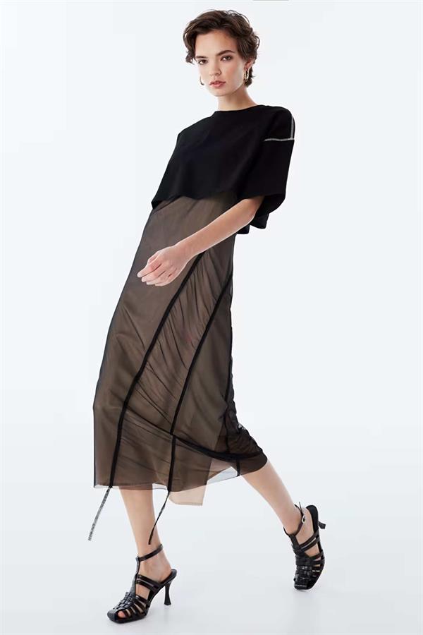 TWIST KREM 02177 / ELBISE
