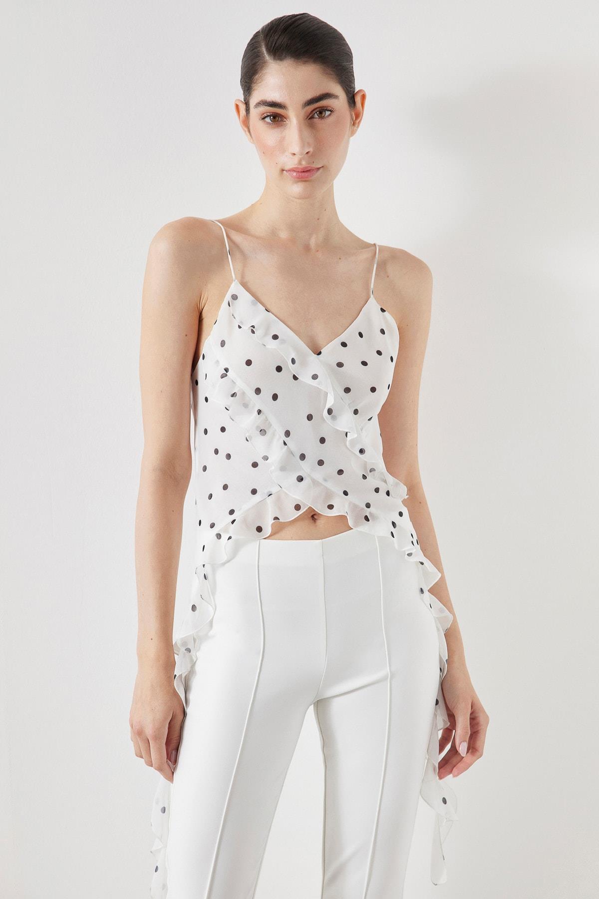 IPEKYOL BEYAZ 06320 / BLUZ