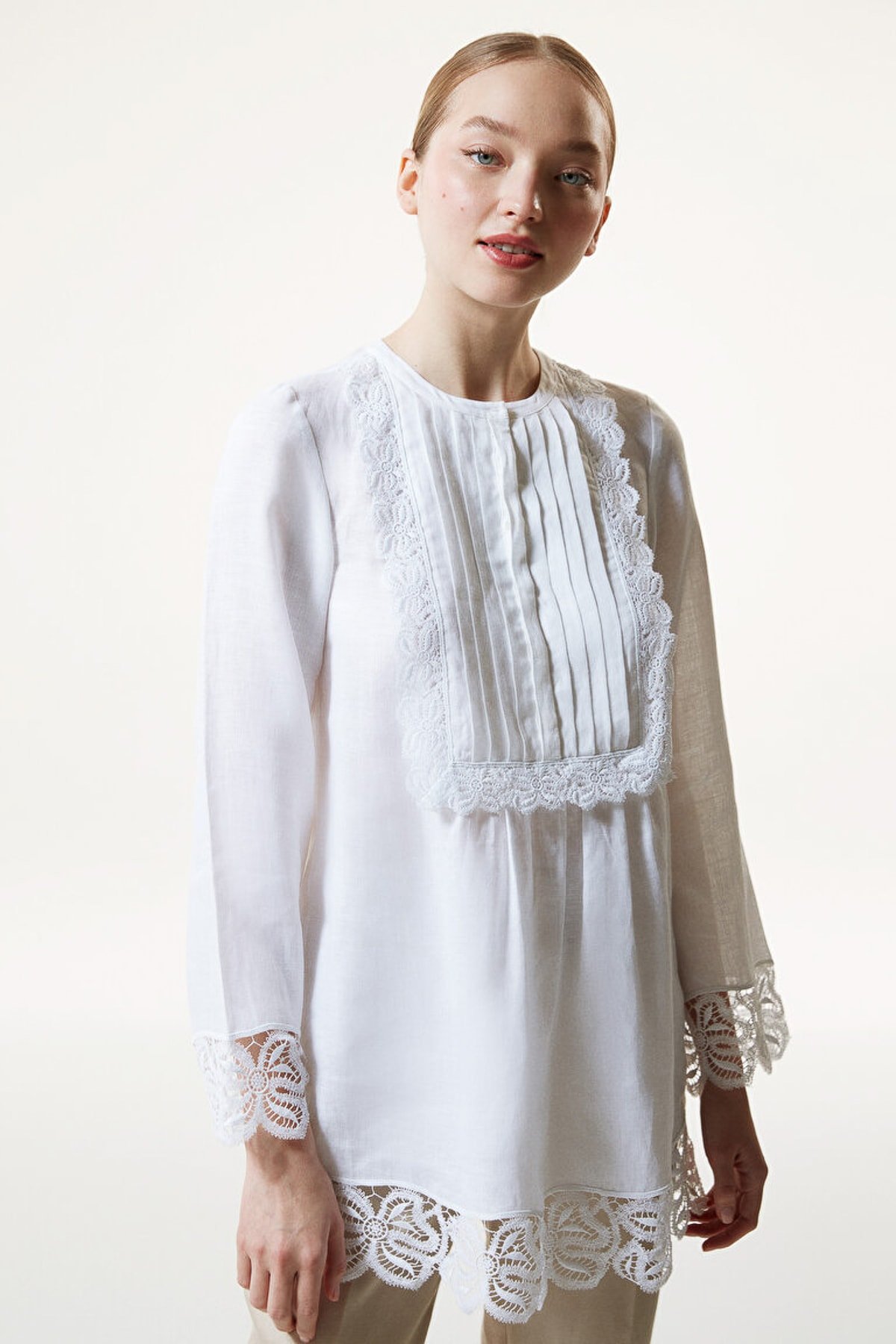 IPEKYOL BEYAZ 16017 / TUNİK