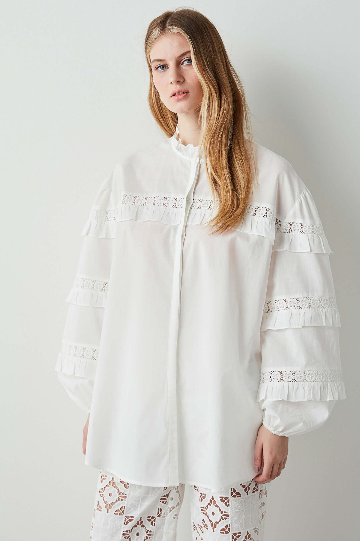 IPEKYOL BEYAZ 25119 / GOMLEK