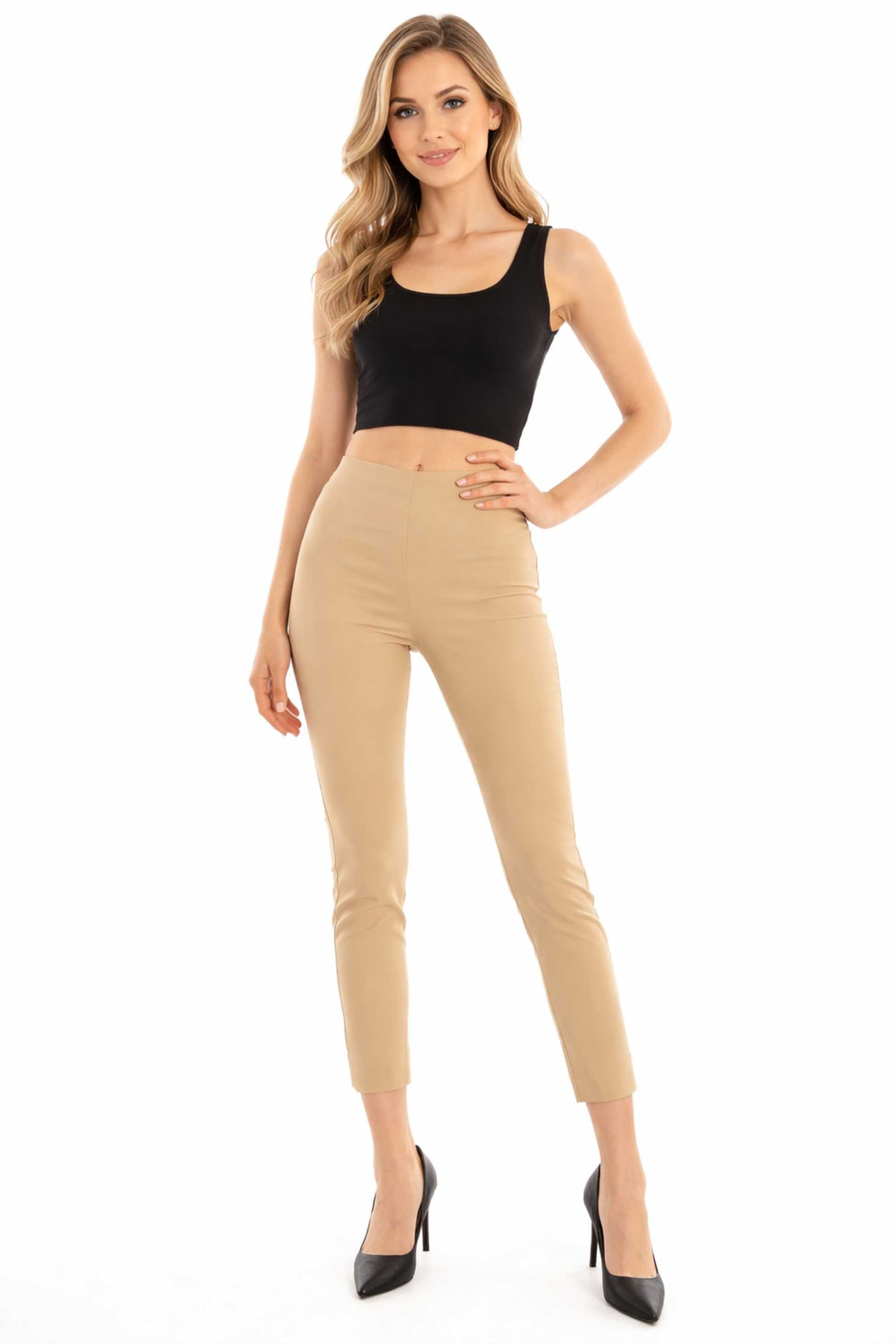 IPEKYOL Camel Fermuar Detaylı Pantolon