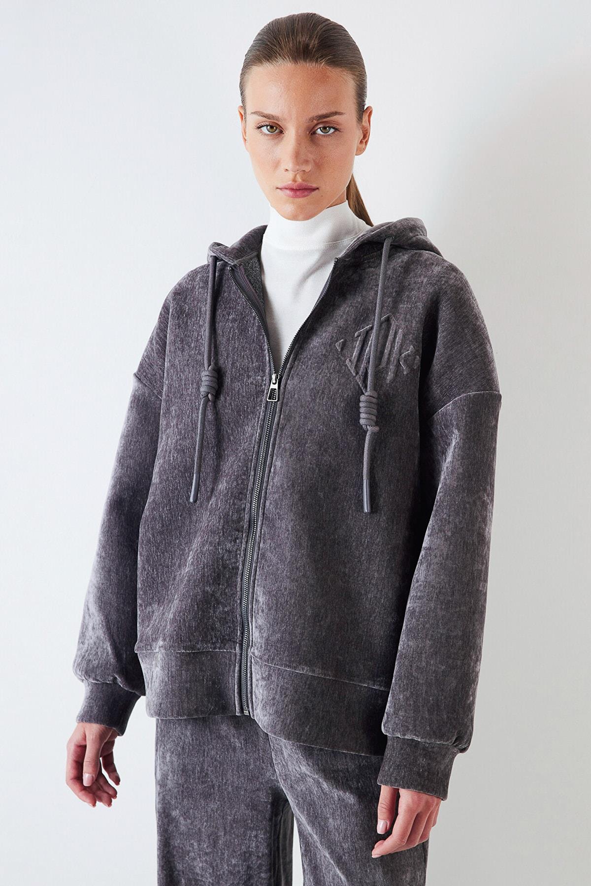 IPEKYOL GRI MLJ 91073 / SWEATSHIRT