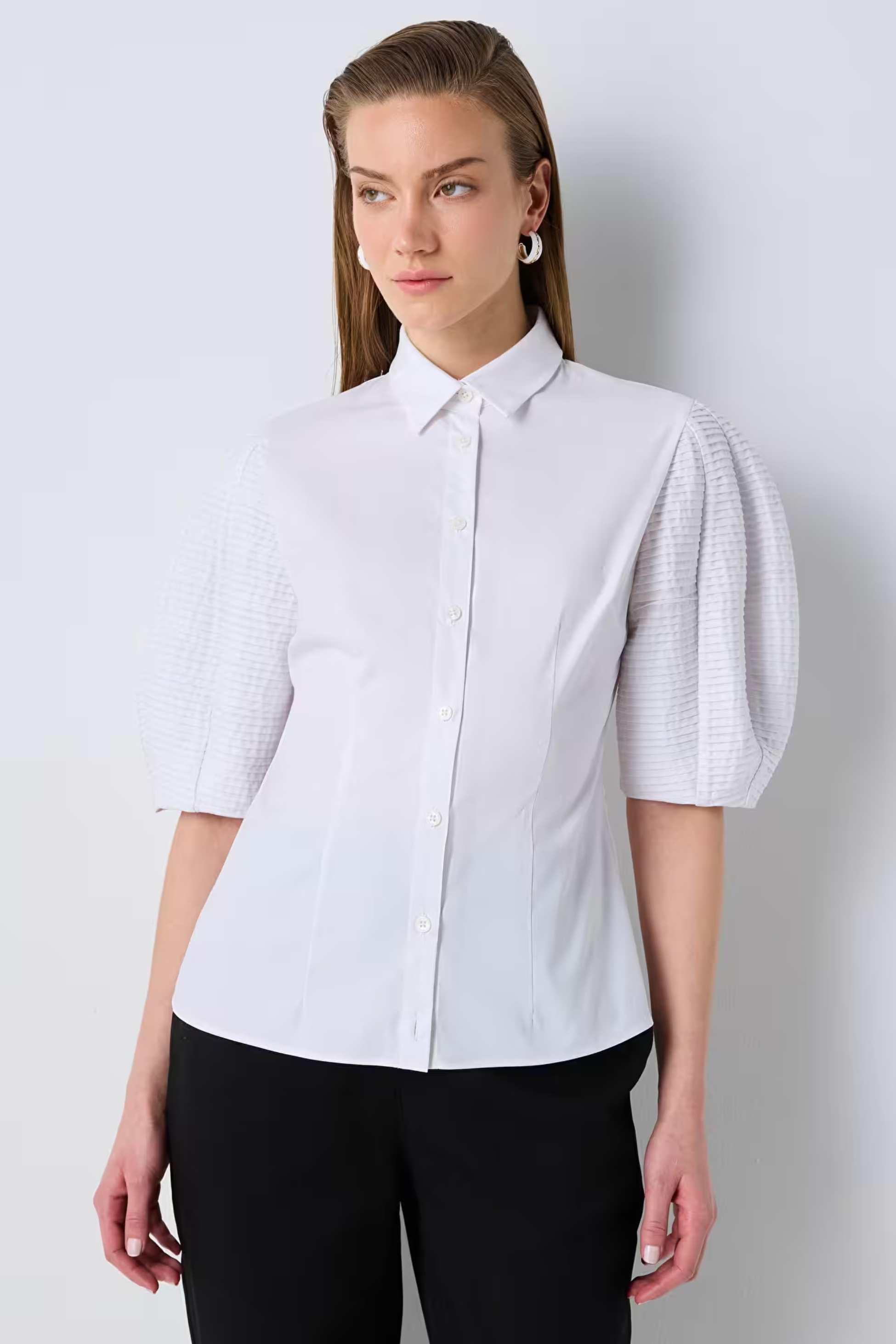 IPEKYOL KIRIK BEYAZ 25177 / GOMLEK