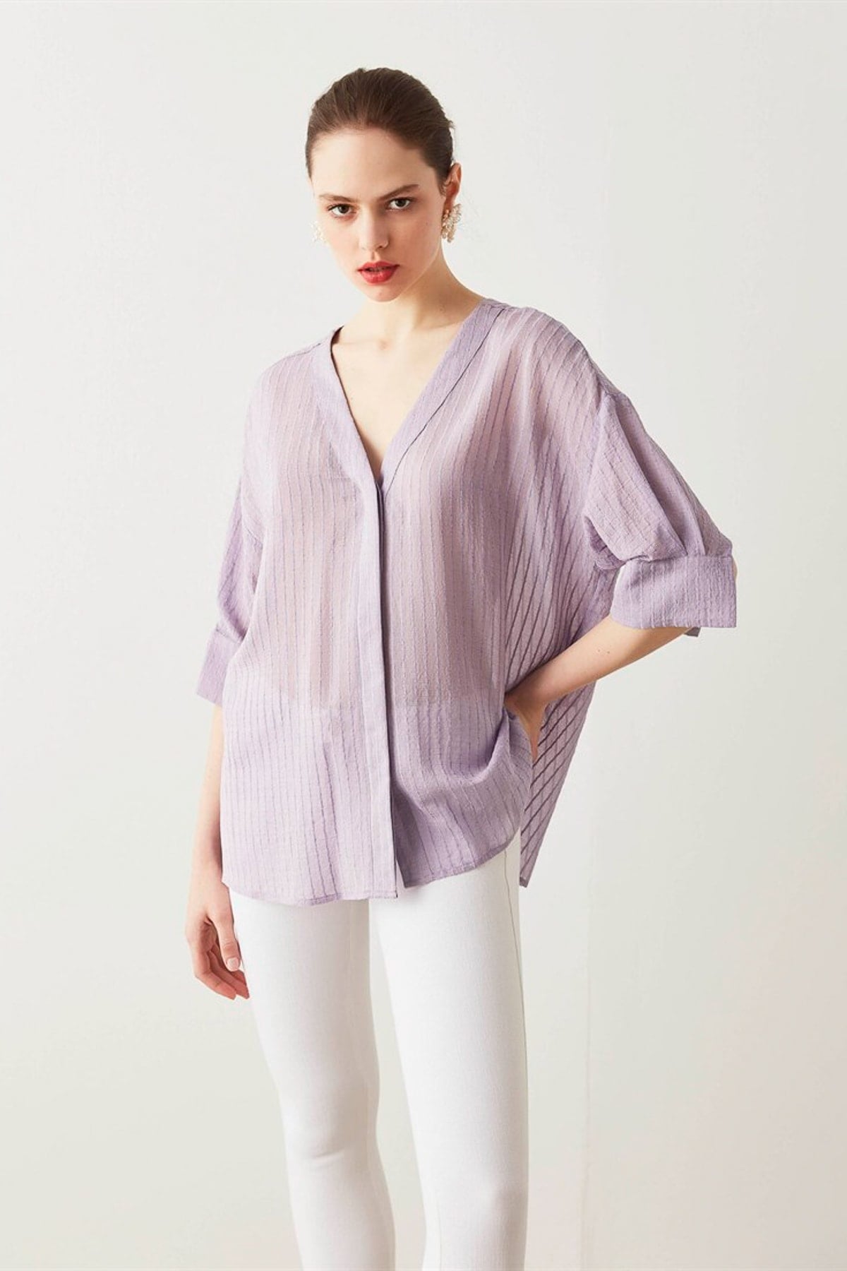 IPEKYOL LILA 06138 / BLUZ