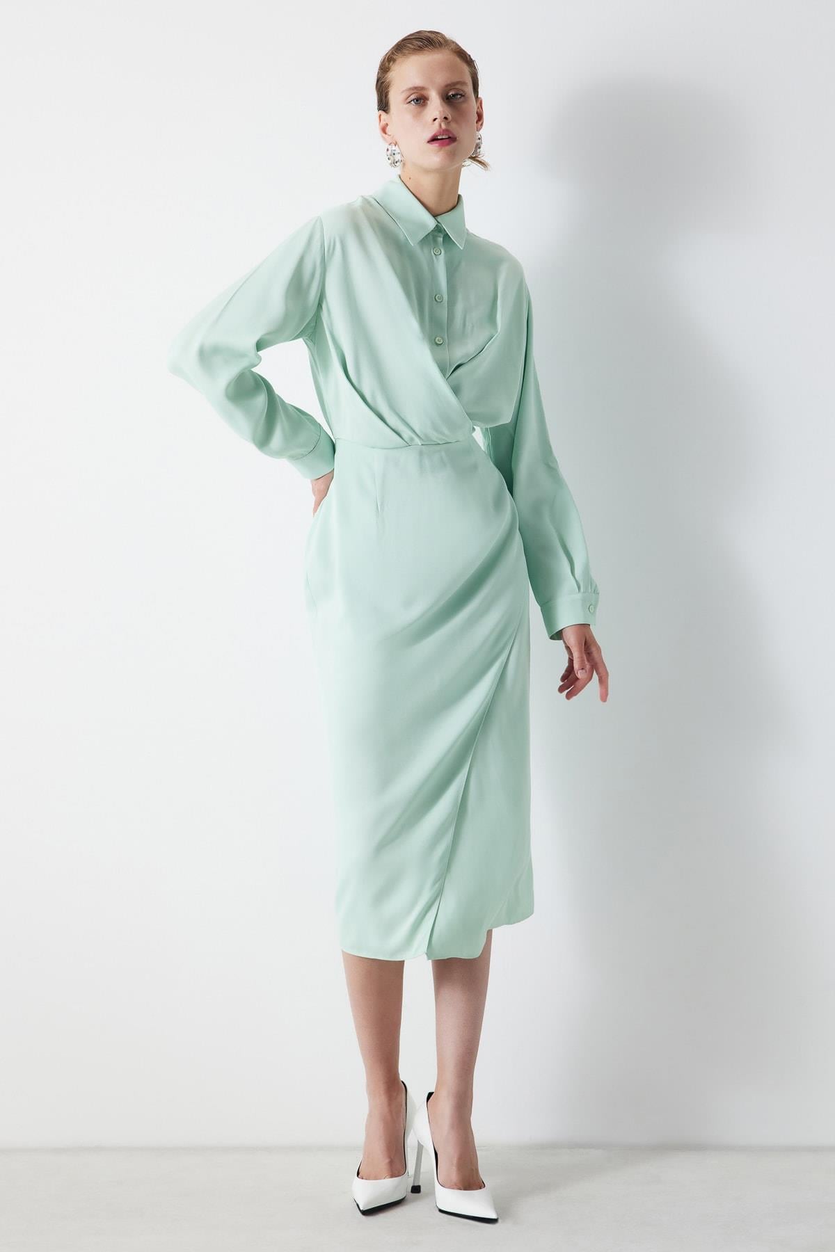 IPEKYOL MINT YESIL 02101 / ELBISE