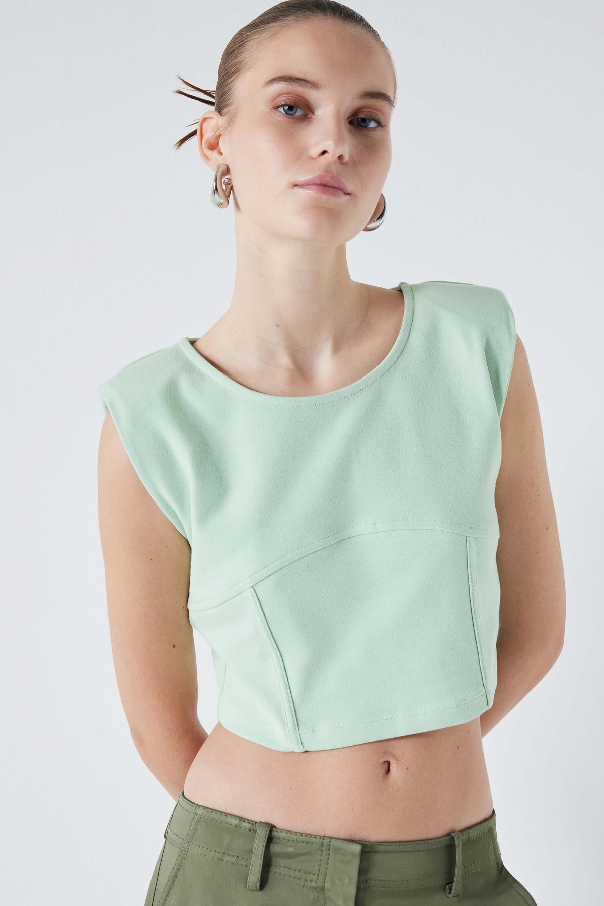 IPEKYOL MINT YESIL 70174 / T-SHIRT