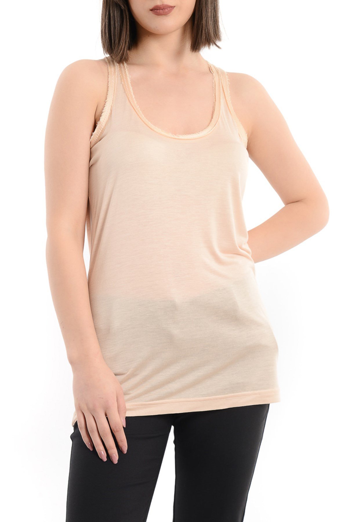 İPEKYOL Pudra Askılı Penye Atlet