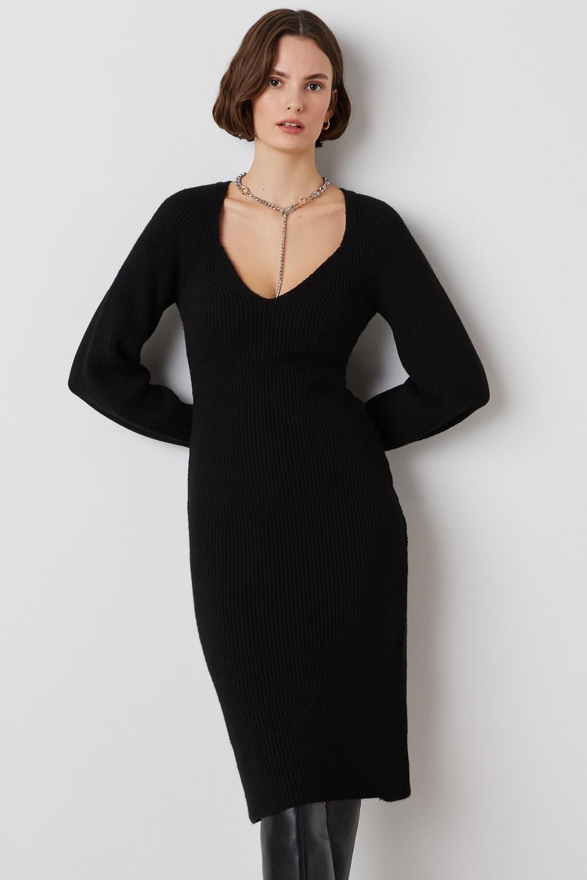 IPEKYOL SIYAH 02275 / ELBISE