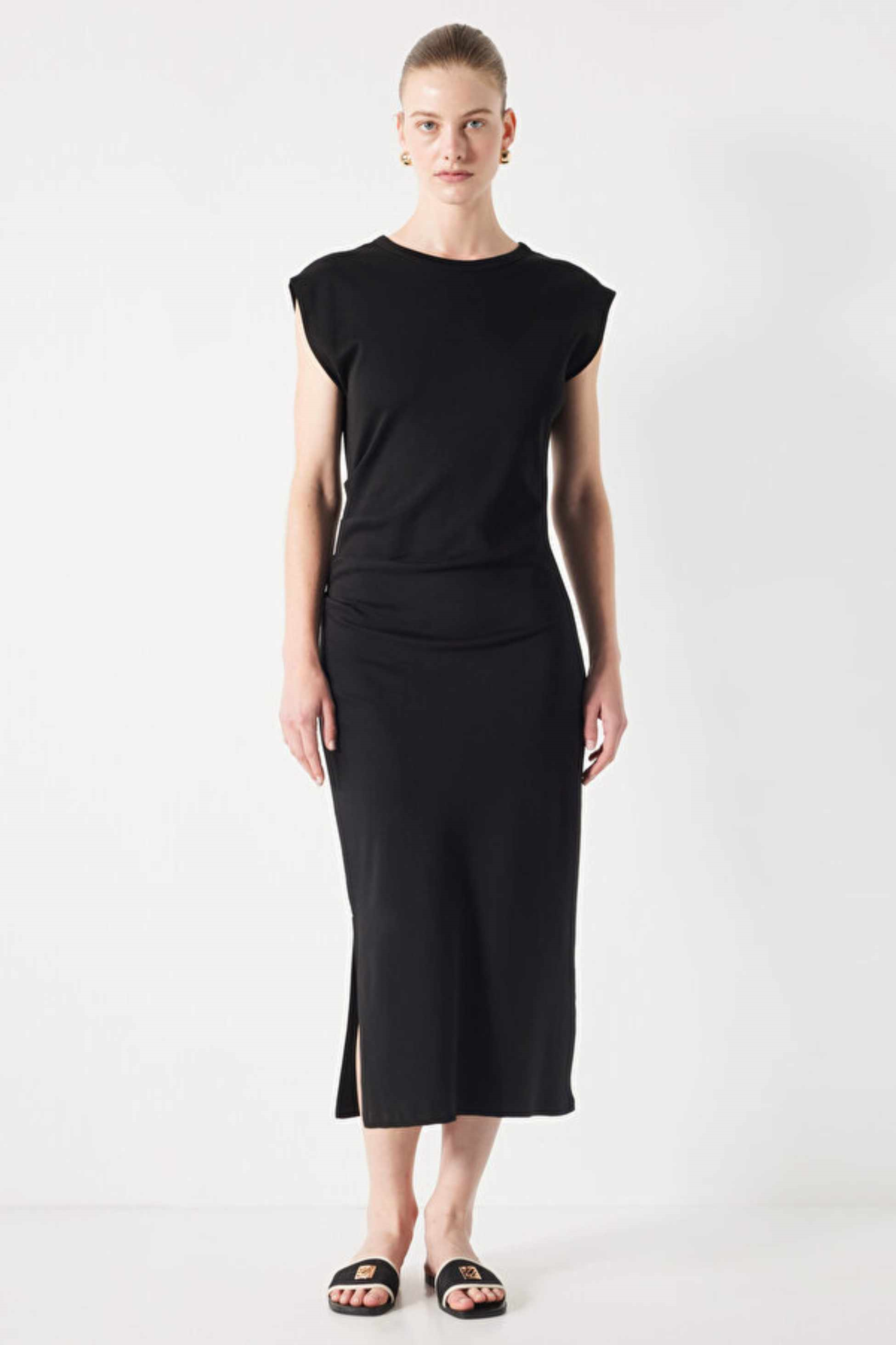 IPEKYOL SIYAH 02428 / ELBISE