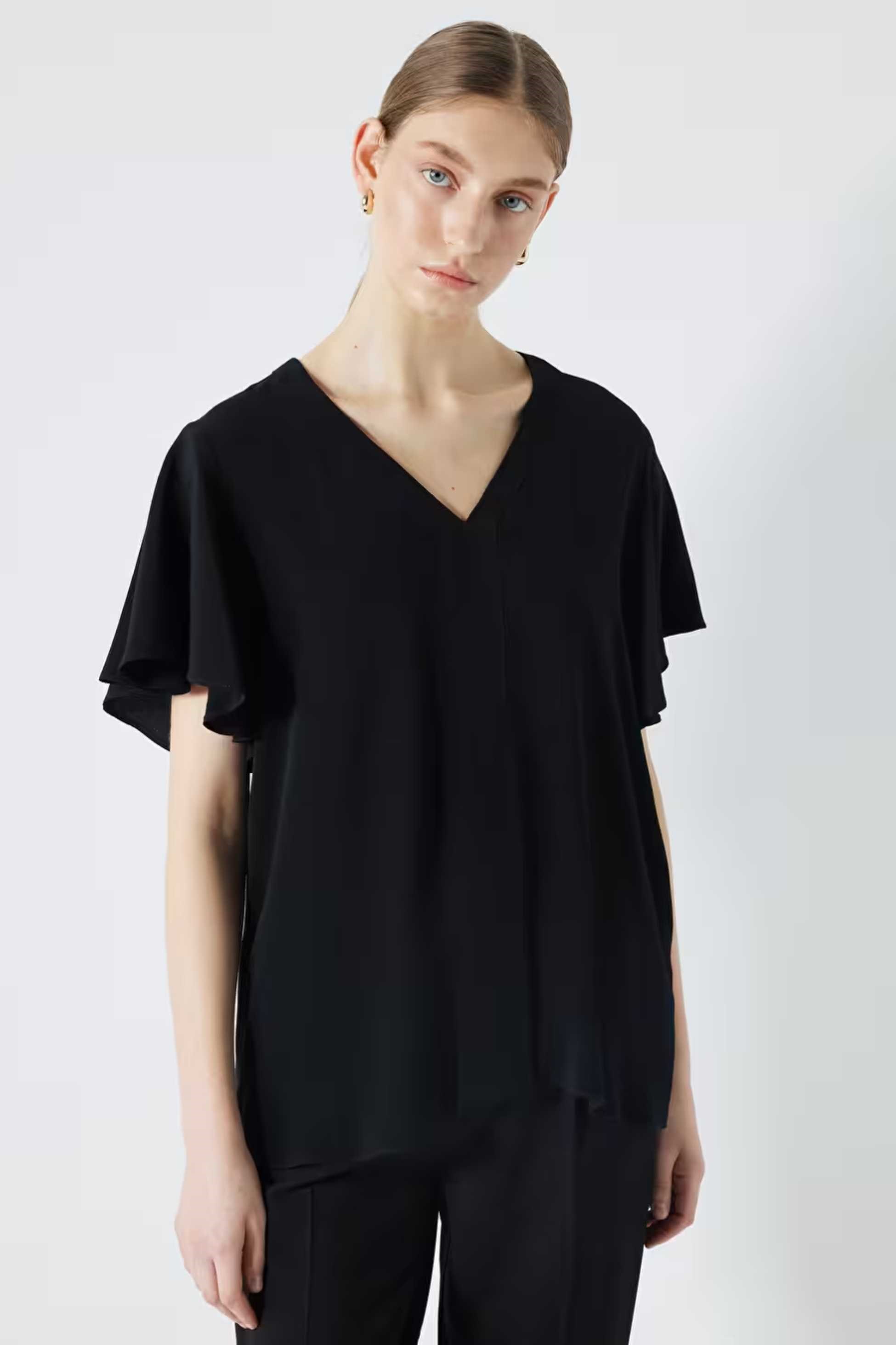 IPEKYOL SIYAH 06075 / BLUZ