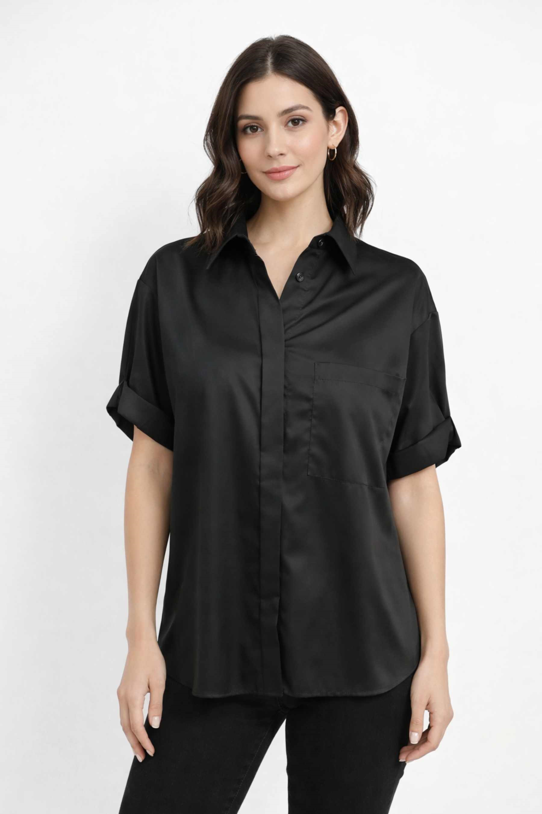 IPEKYOL SIYAH 25339 / GOMLEK