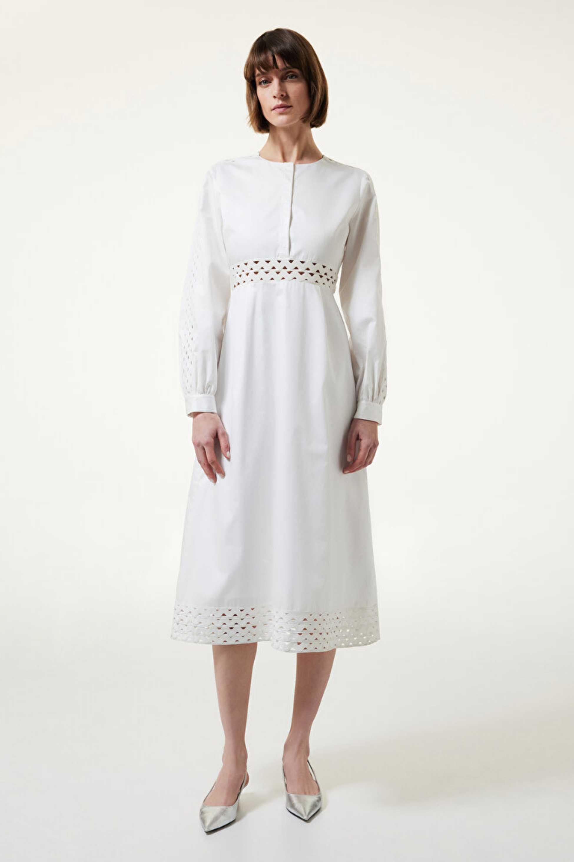 MACHKA BEYAZ 02163 / ELBISE