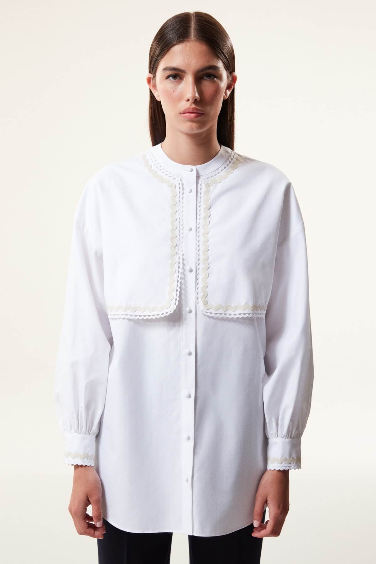 MACHKA BEYAZ 06037 / BLUZ