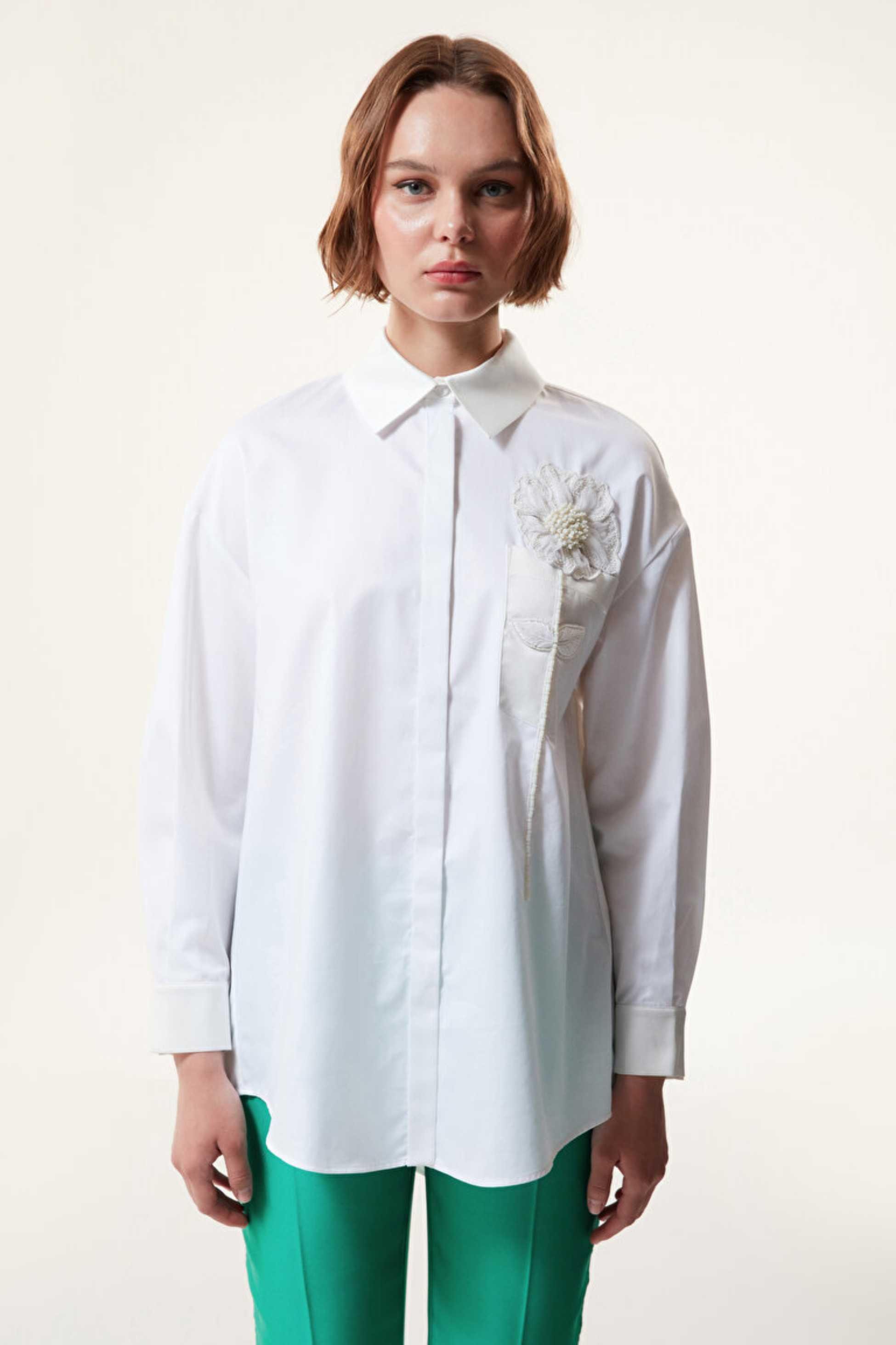 MACHKA BEYAZ 25106 / GOMLEK