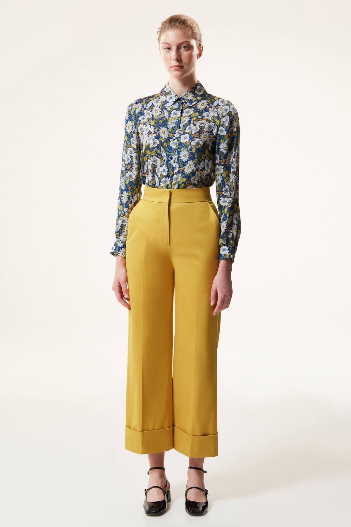 MACHKA Duble Paça Gabardin Sülfür Pantolon