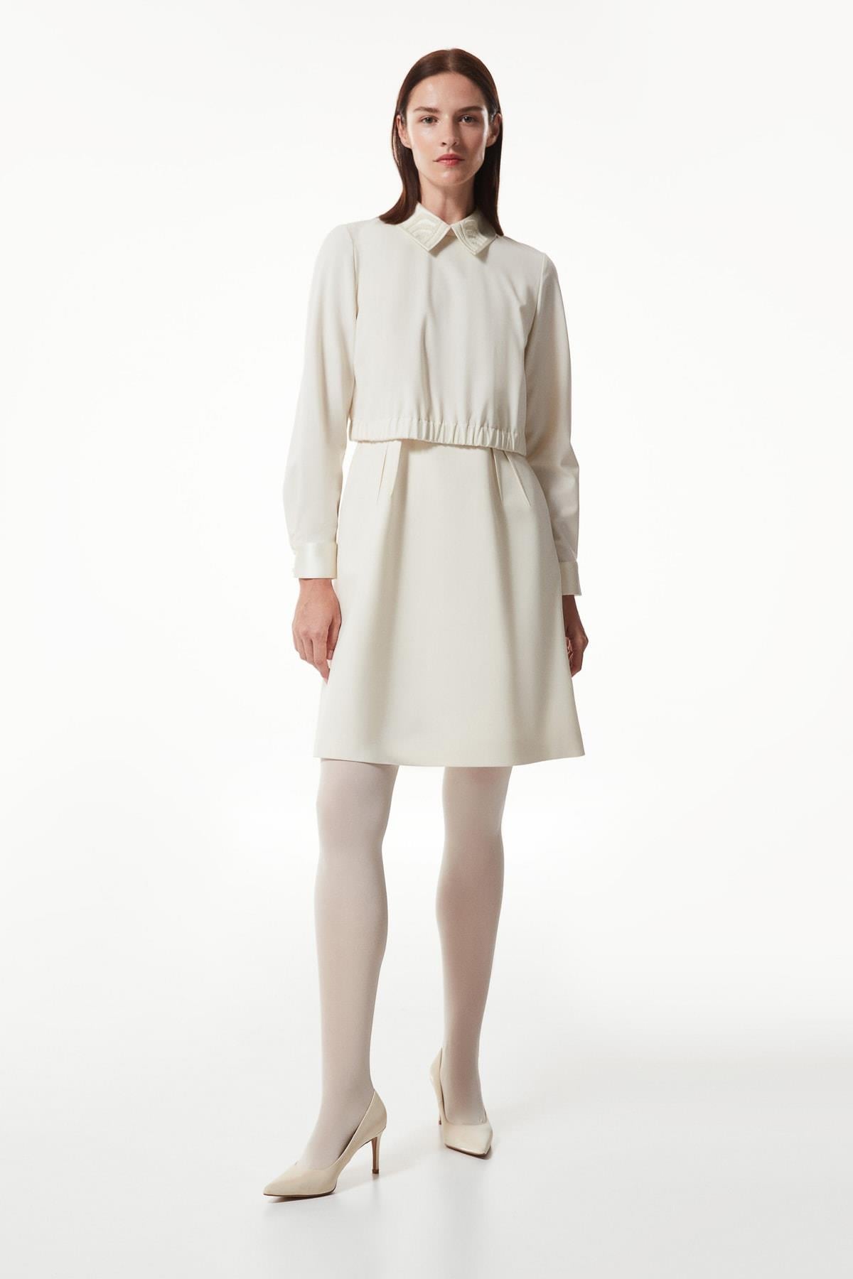 MACHKA EKRU 02125 / ELBISE