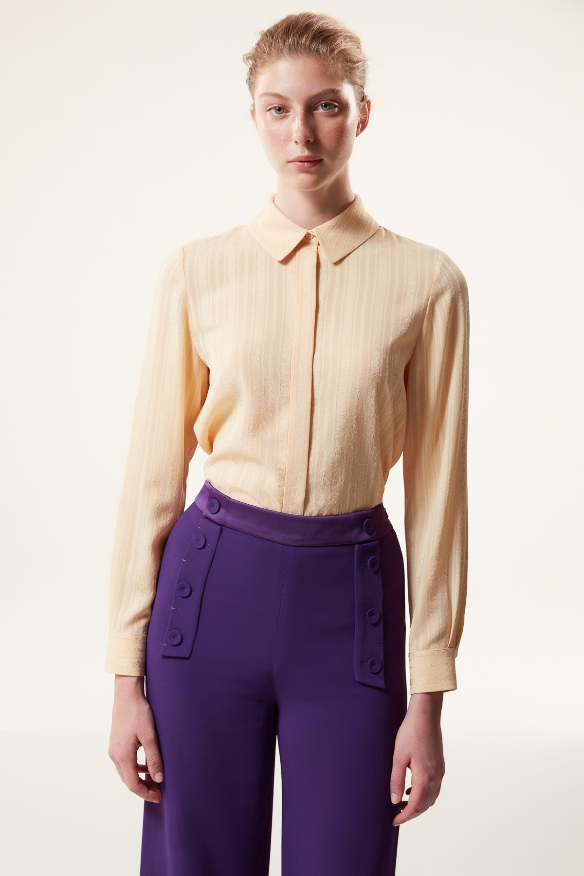 MACHKA KREM 06033 / BLUZ