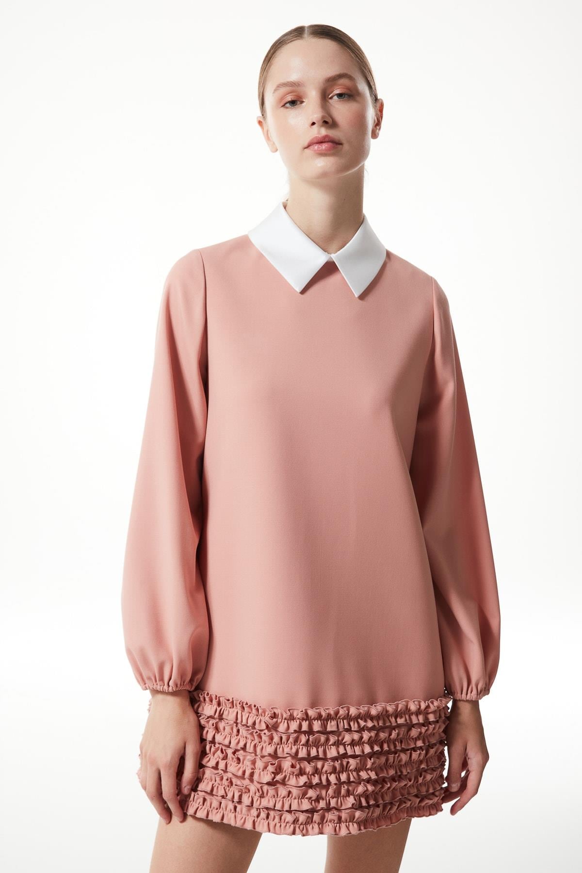 MACHKA PEMBE 02119 / ELBISE