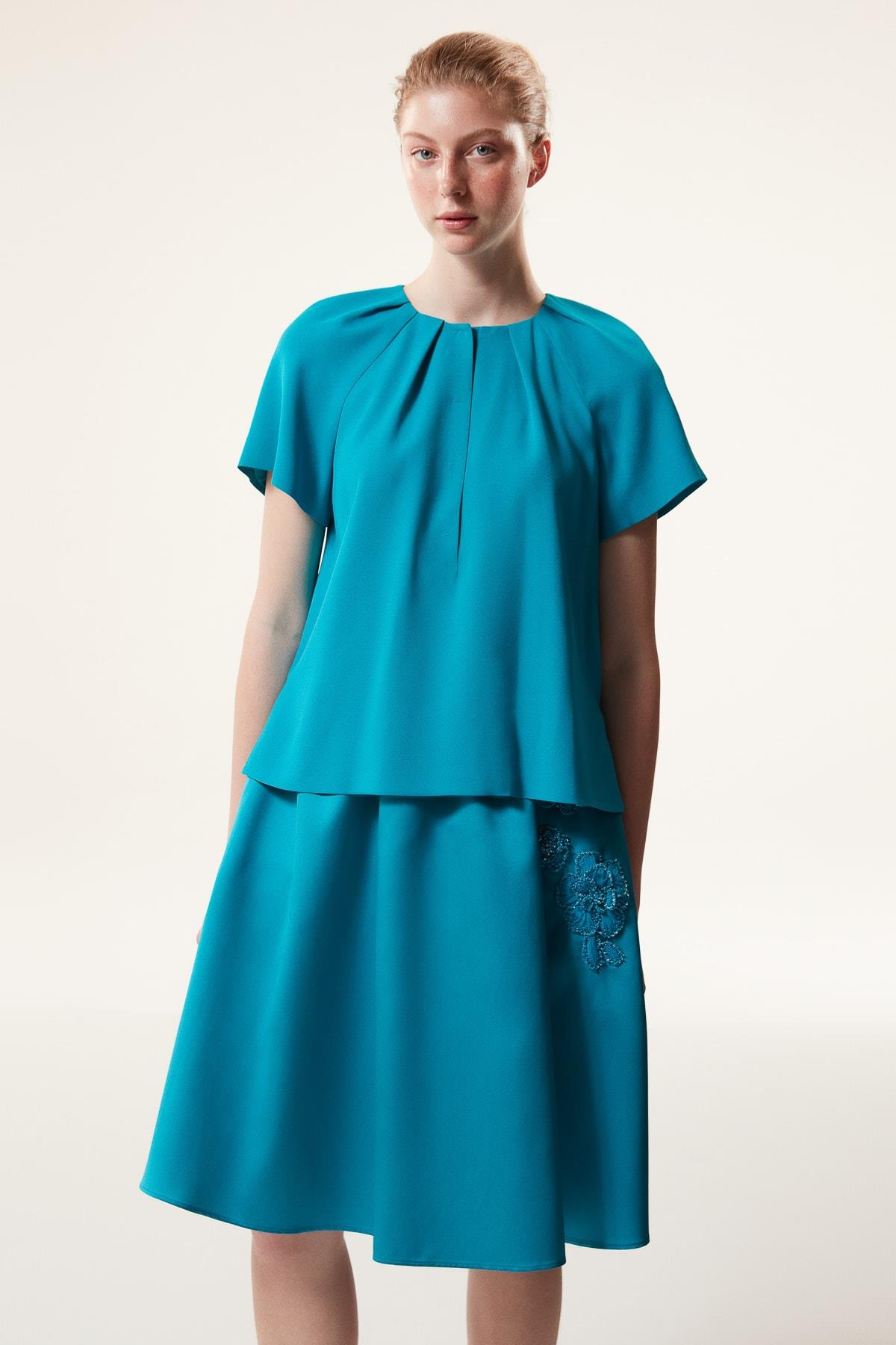 MACHKA TURKUAZ 06044 / BLUZ