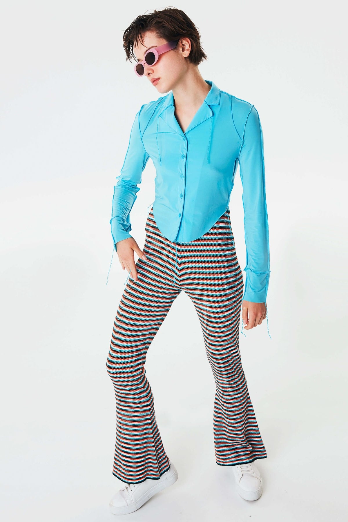 TWIST Flare Fit Turuncu Pantolon