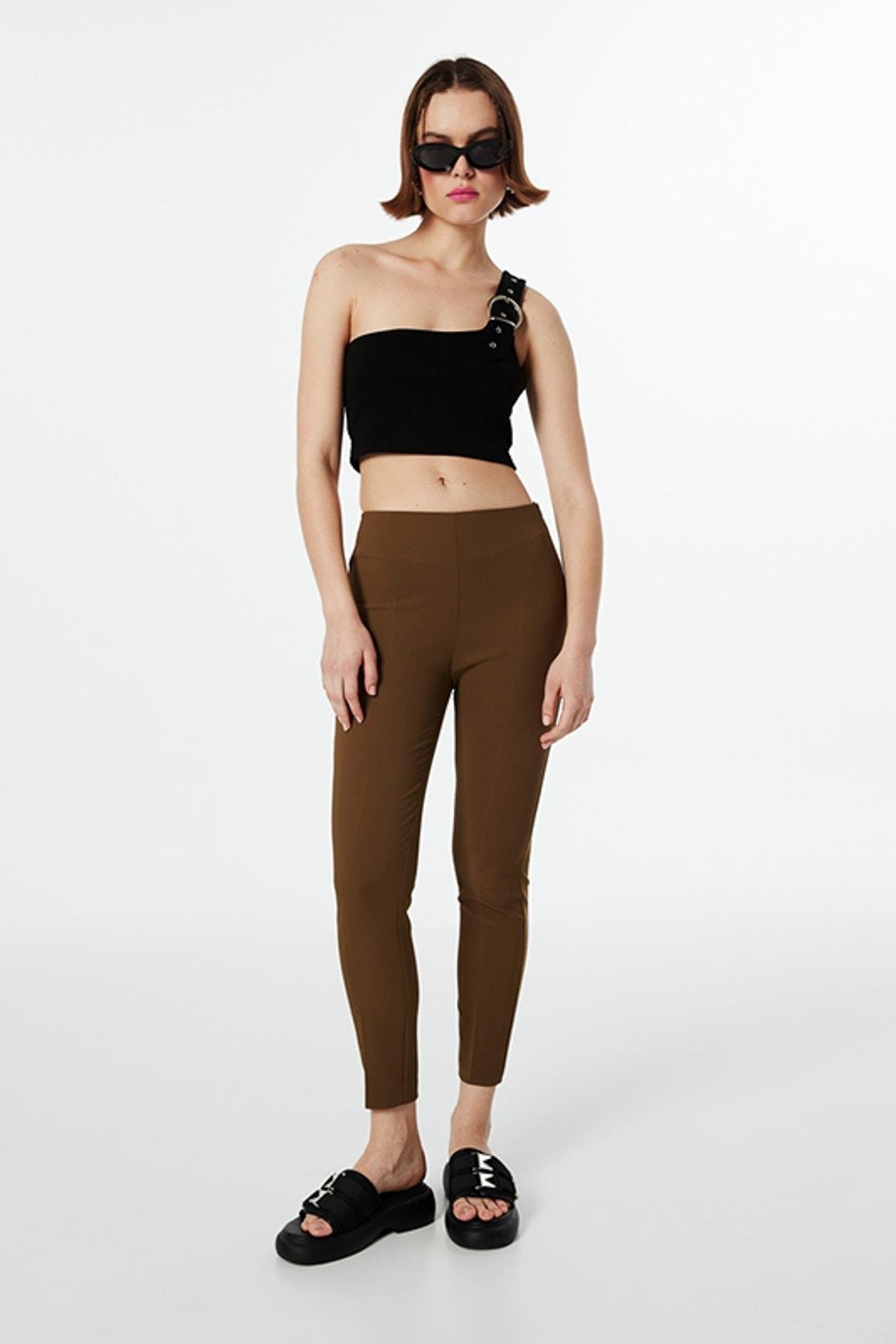 TWIST Skinny Fit Haki Pantolon