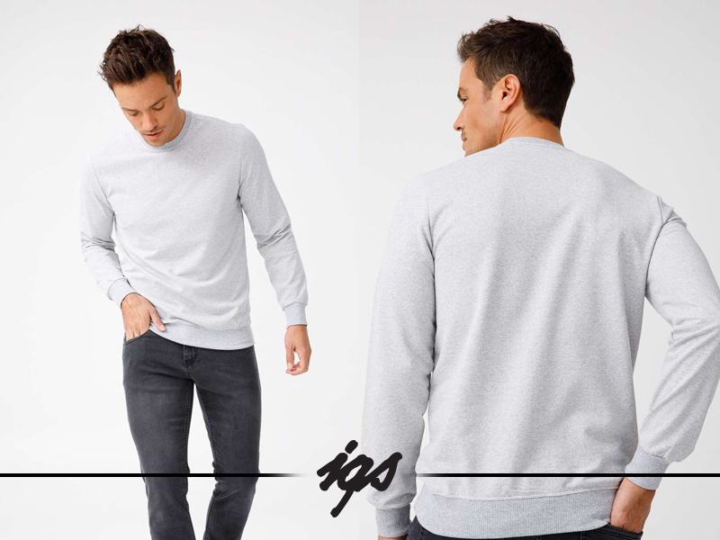 Bisiklet Yaka Sweatshirt