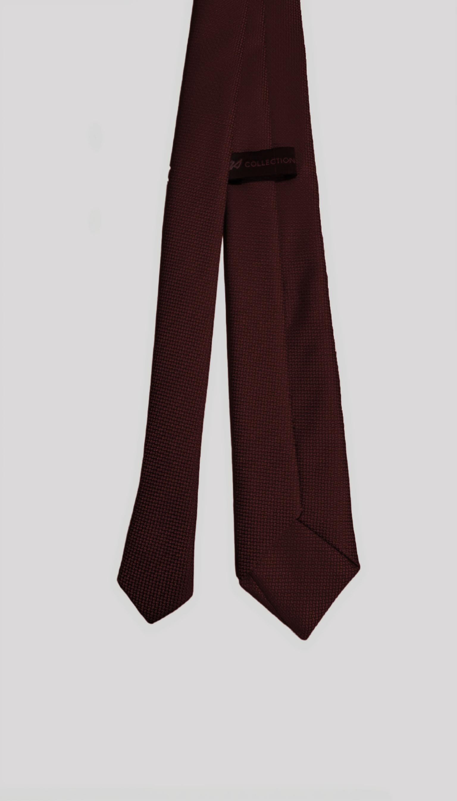 Bordo Dokulu Klasik Erkek Kravat