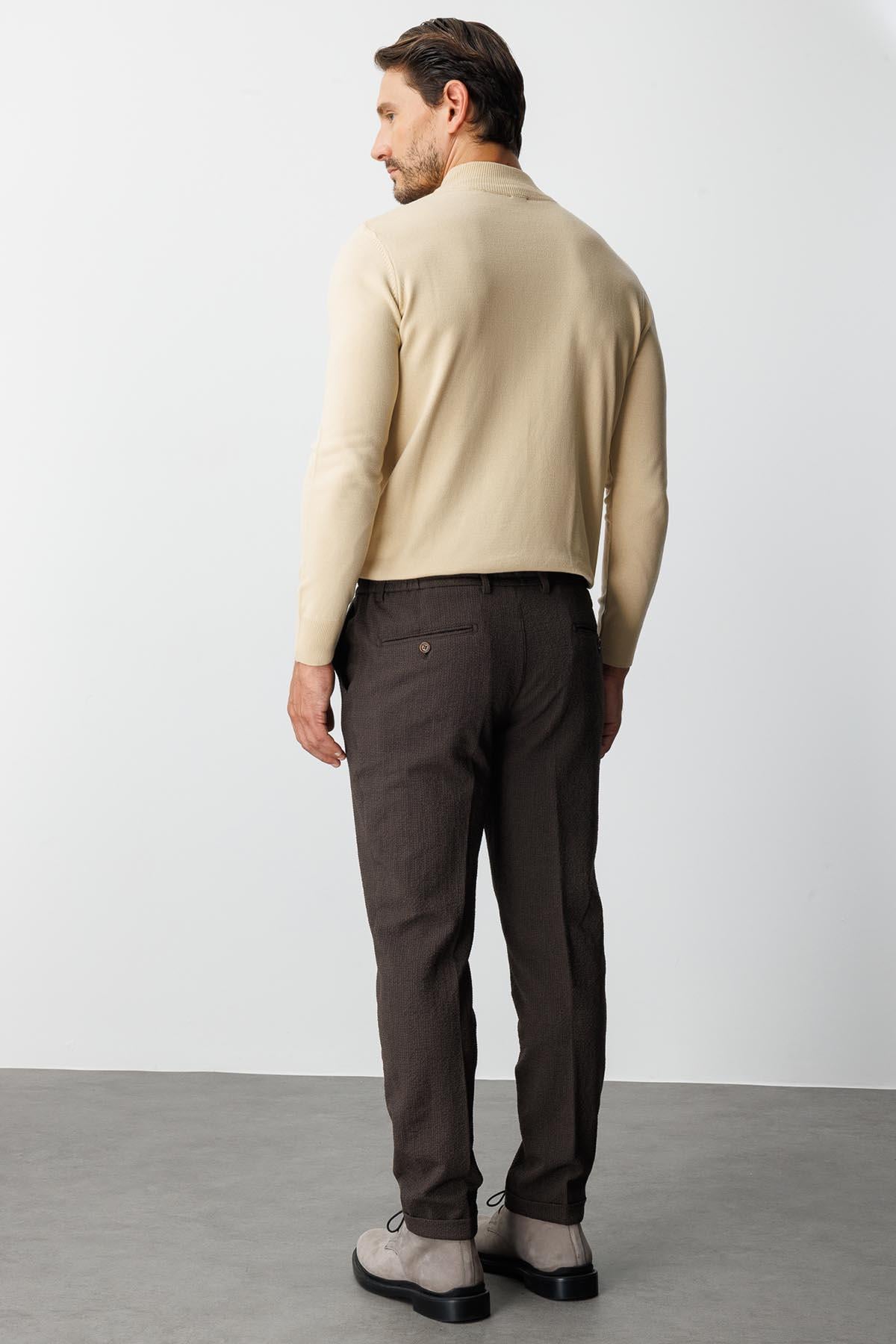 Erkek Kahve Dynamic Fit  Pantolon