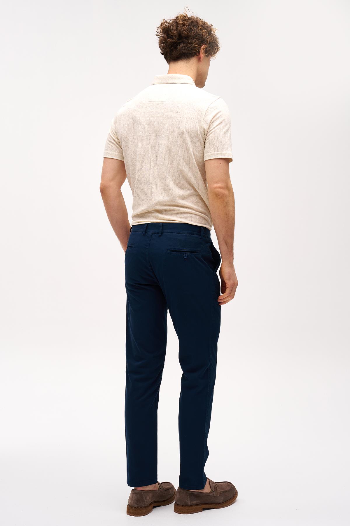 Erkek Lacivert Dynamic Fit  Pantolon
