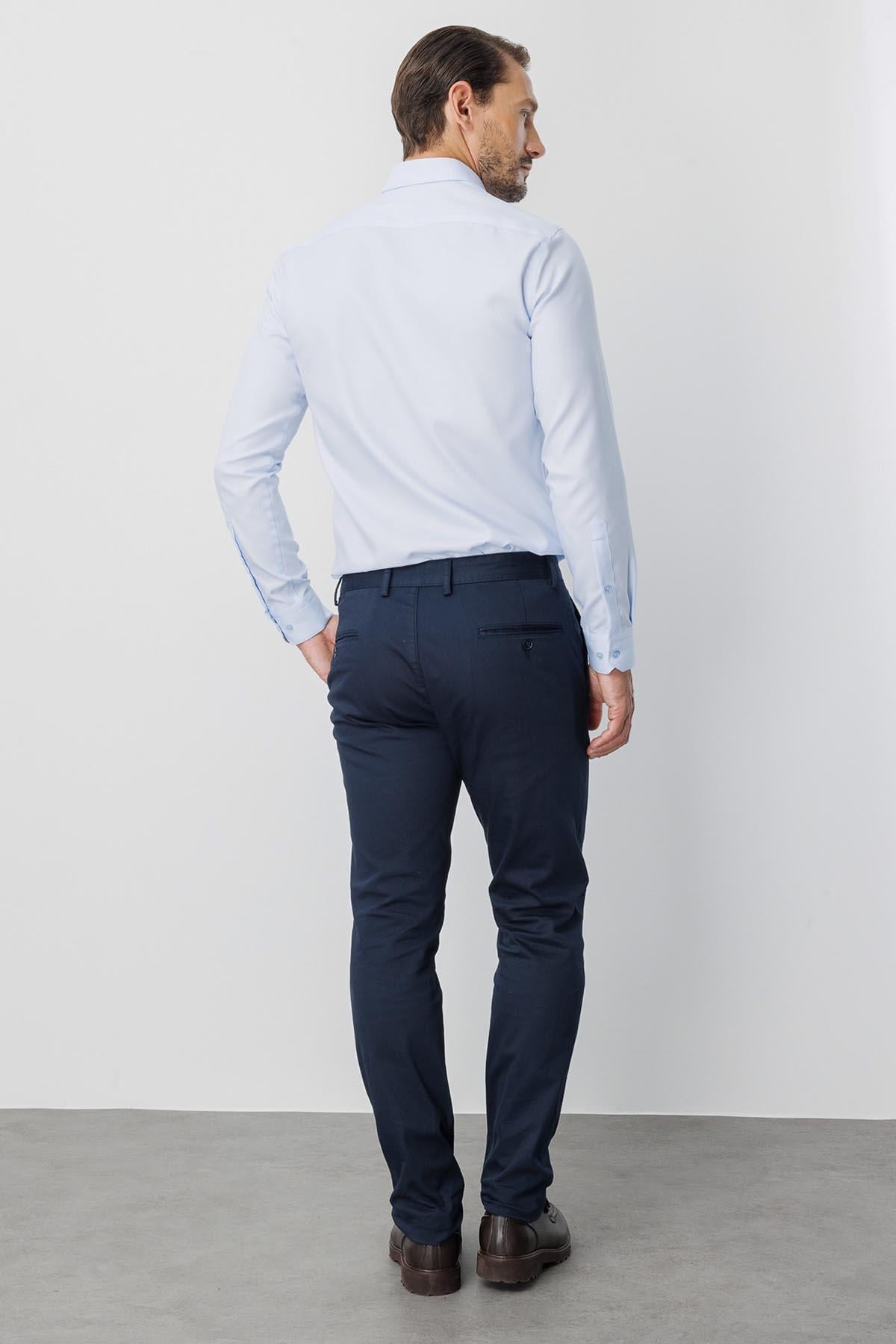 Erkek Lacivert Dynamic Fit  Pantolon