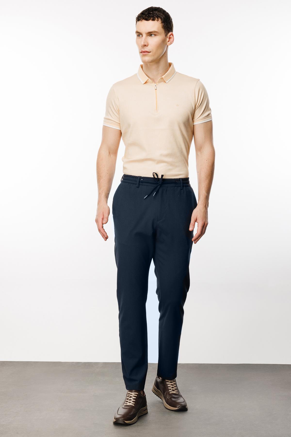 Erkek Lacivert Dynamic Fit  Pantolon