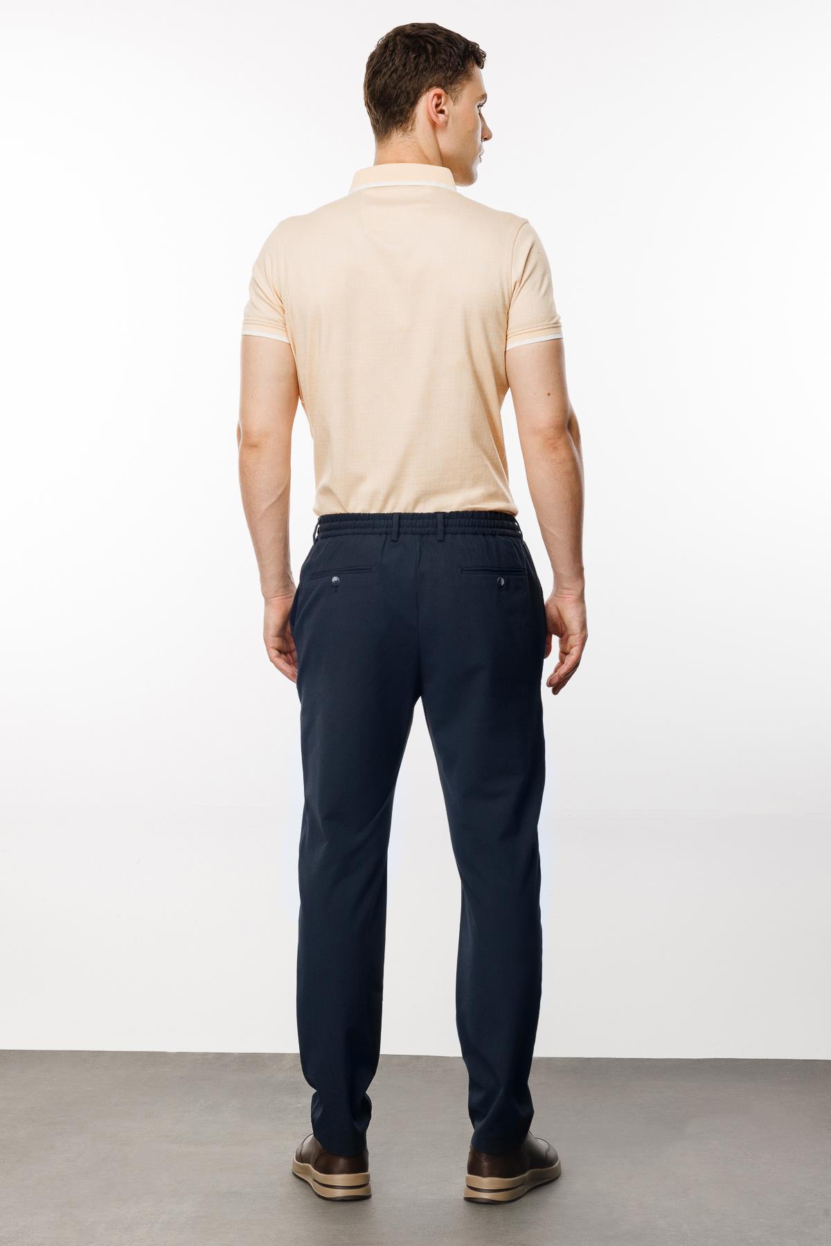 Erkek Lacivert Dynamic Fit  Pantolon